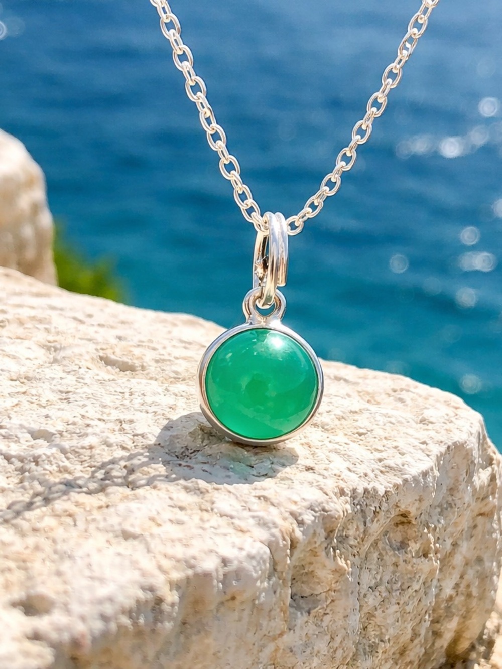 NEW! Green Onyx Necklace